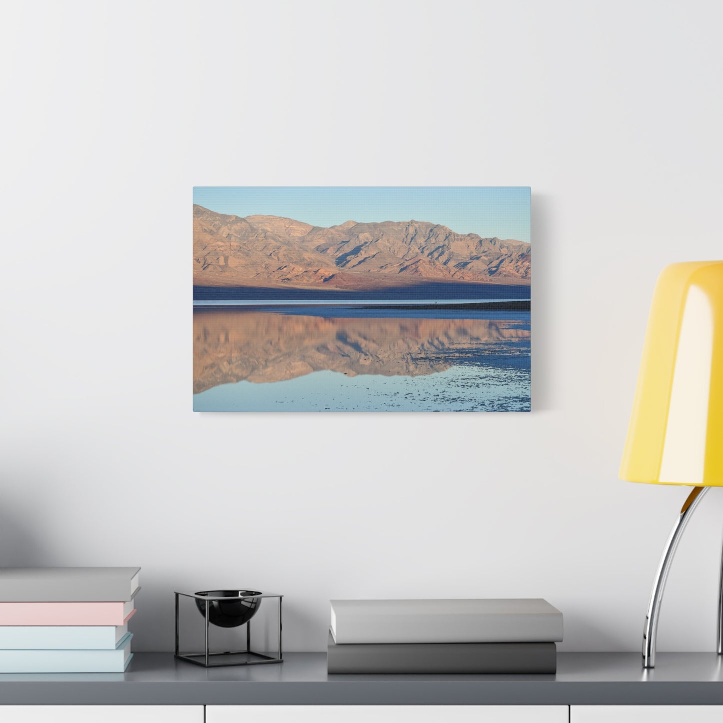 death valley, manly lake canvas print