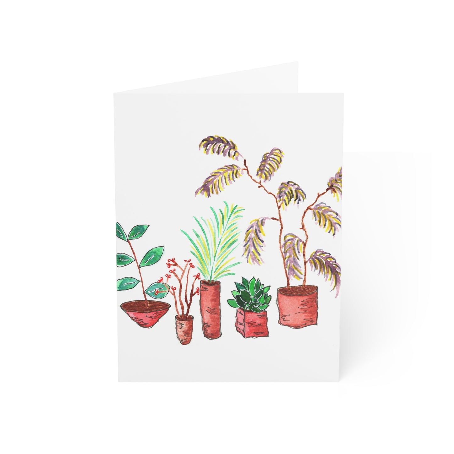 botanical greeting card - set of 10, 30, or 50