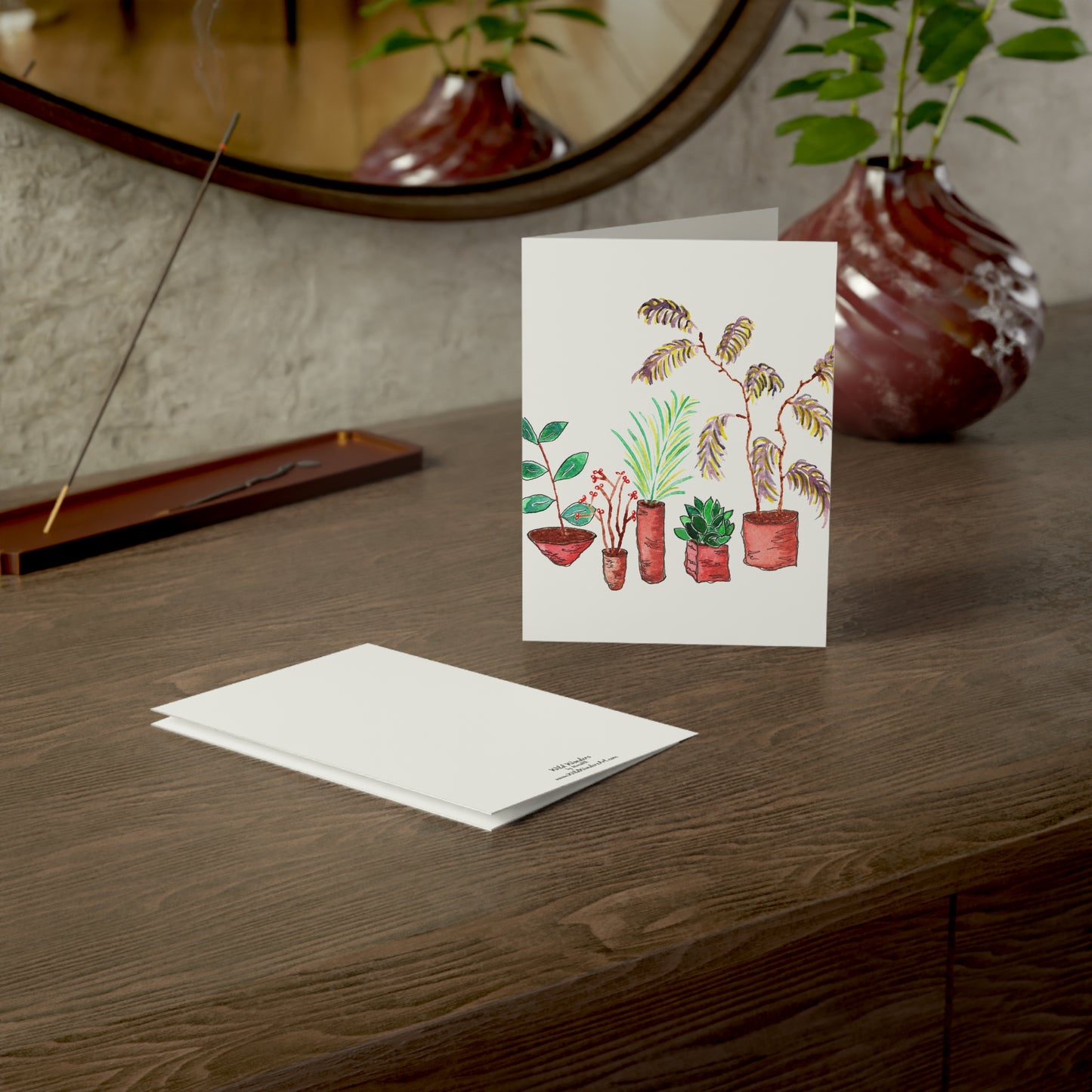 botanical greeting card - set of 10, 30, or 50