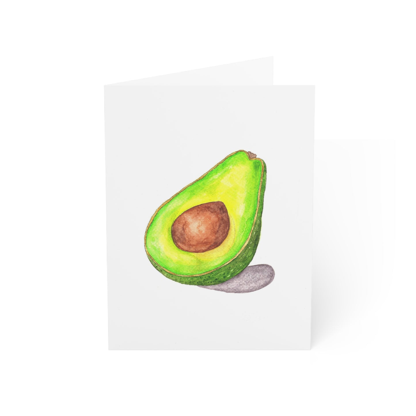 avocado greeting card - set of 10, 30, or 50