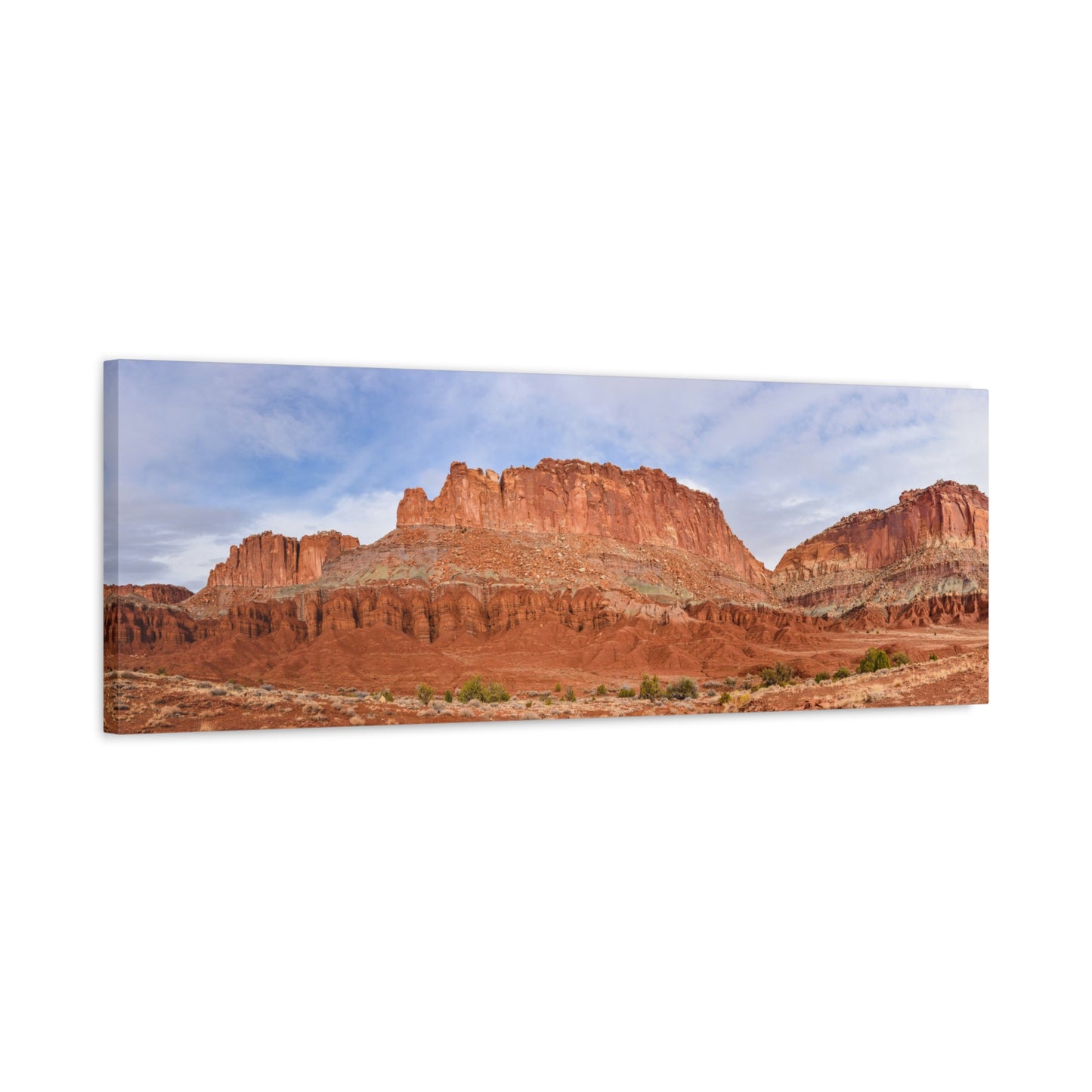 fluted wall canvas print
