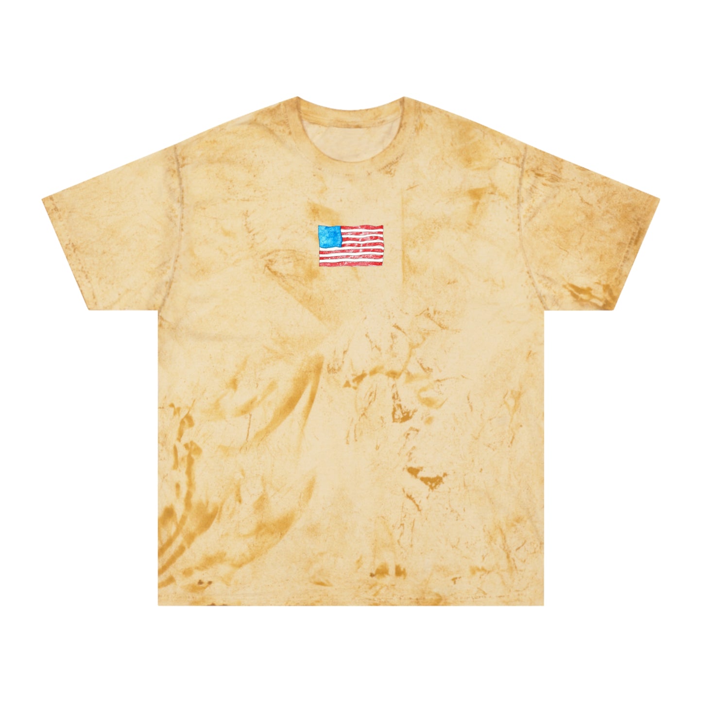 american flag tie-dye unisex t-shirt