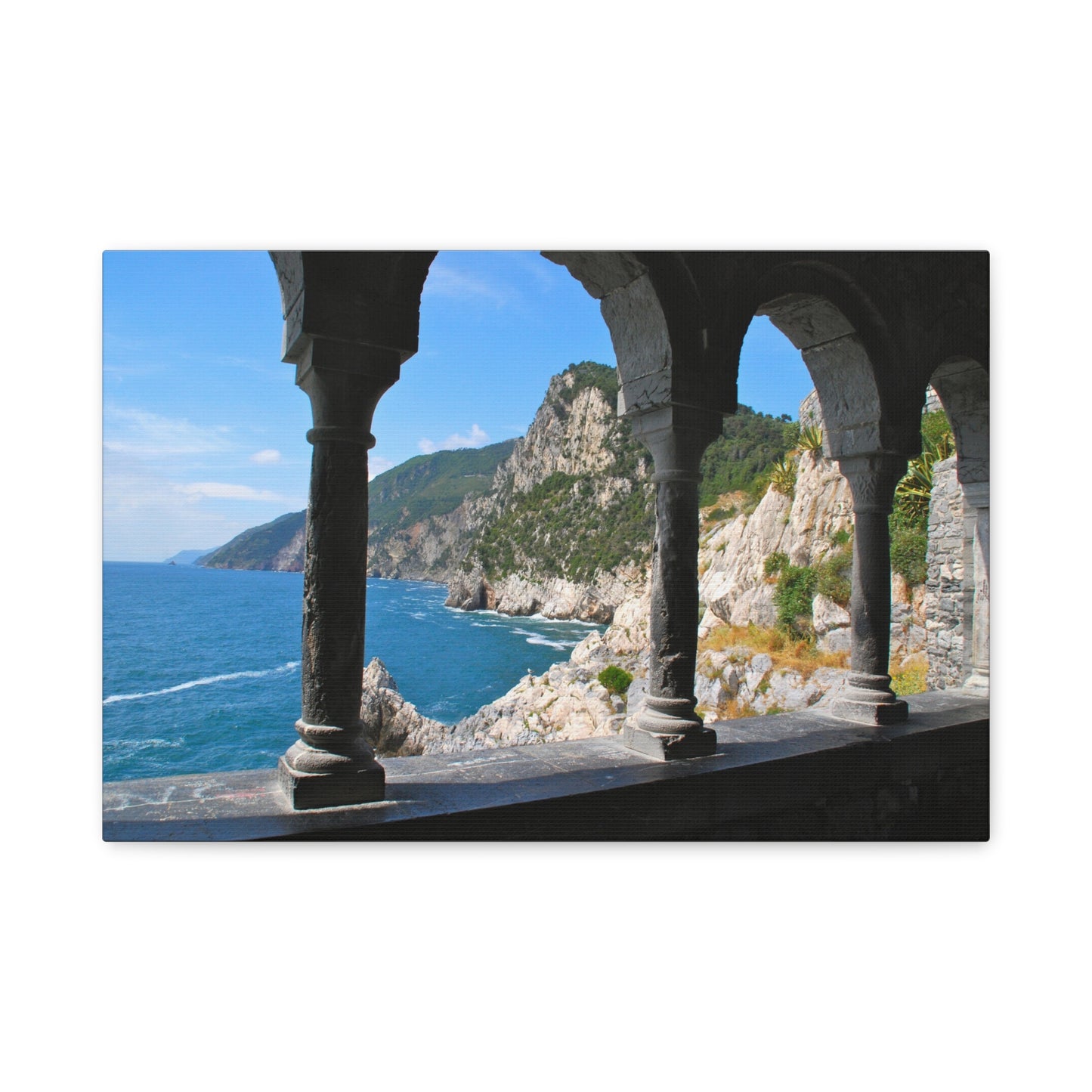 porto venere canvas print