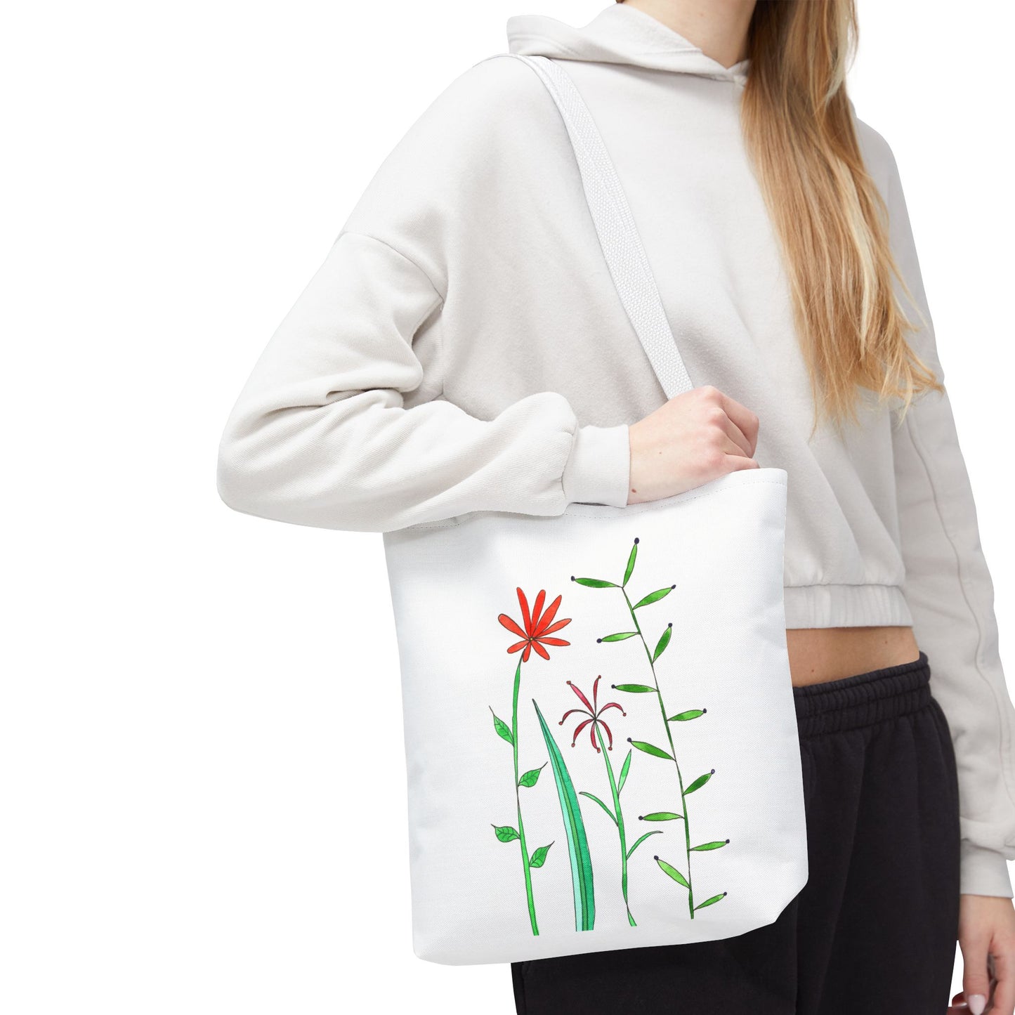 wildflower tote bag