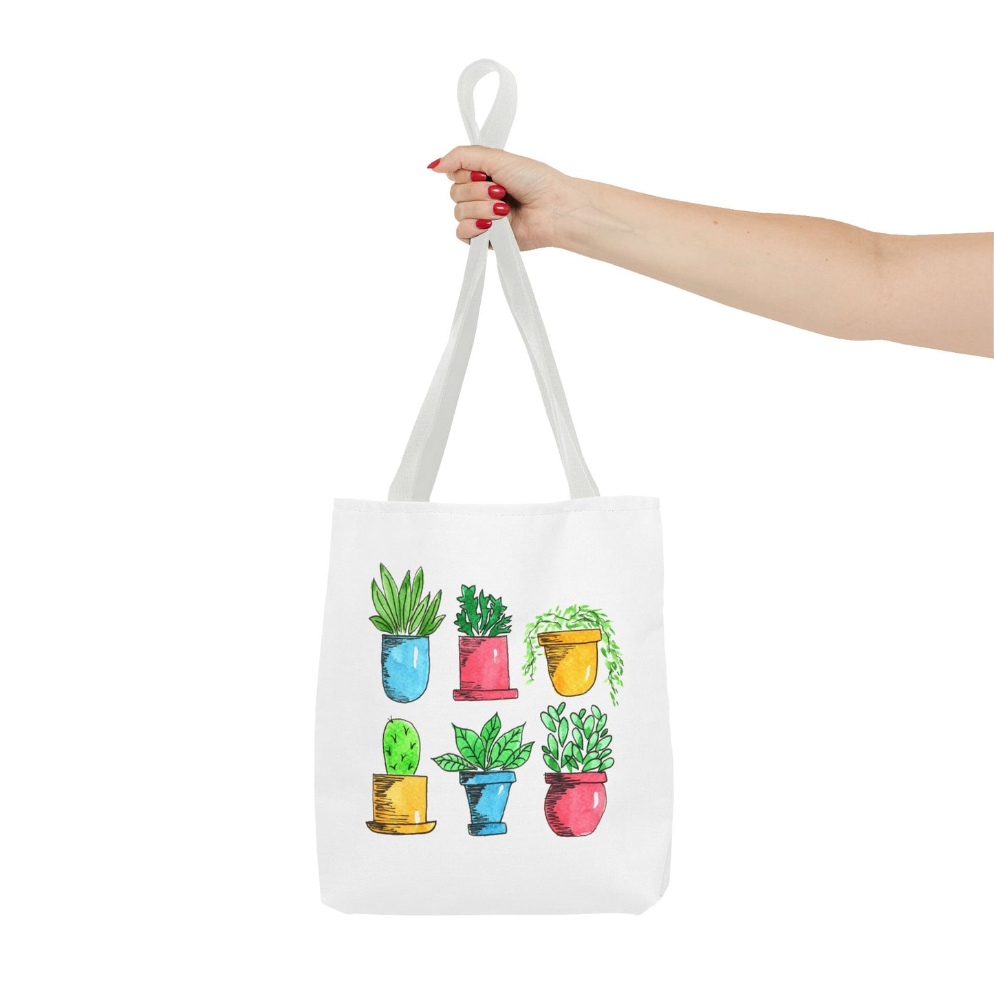 potted plants tote bag