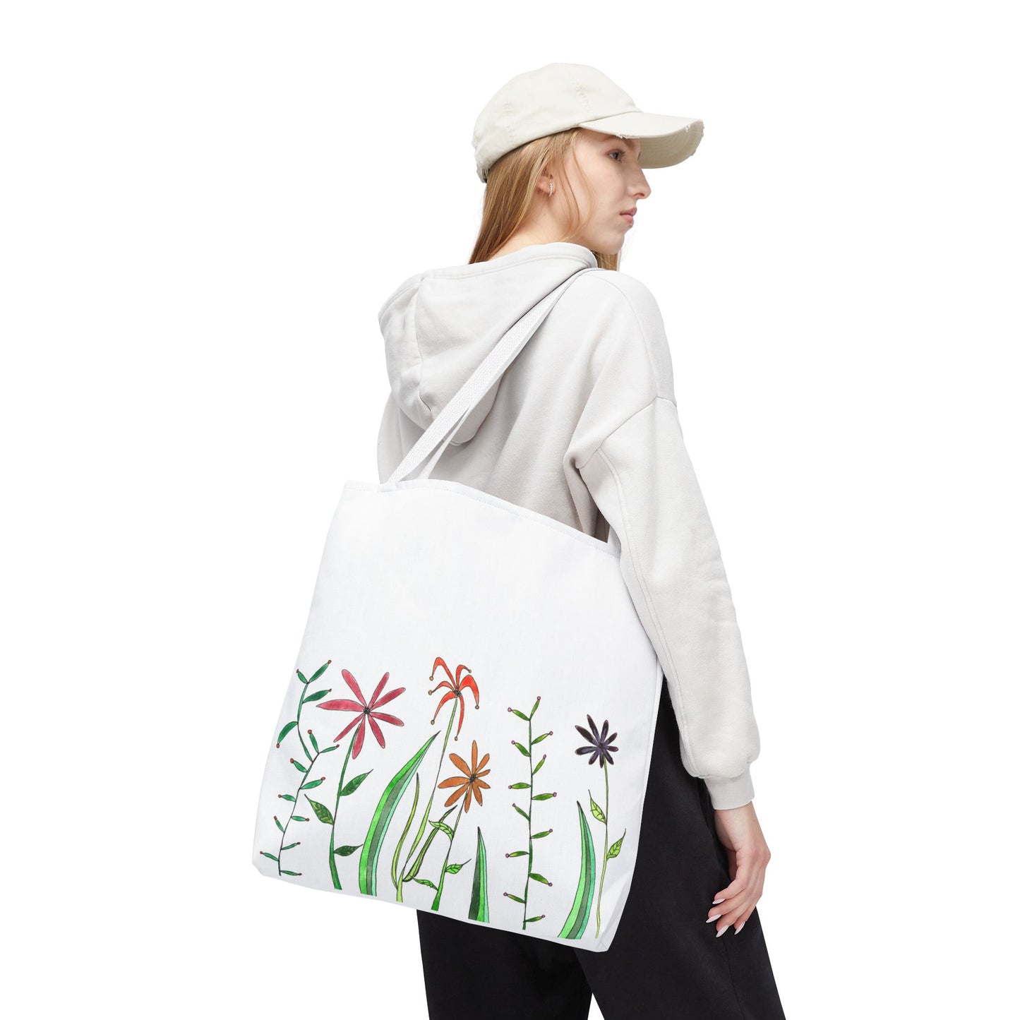 wildflower tote bag