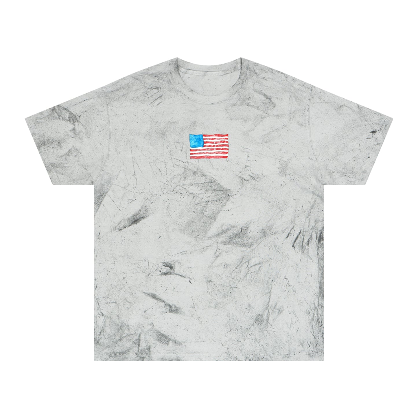 american flag tie-dye unisex t-shirt