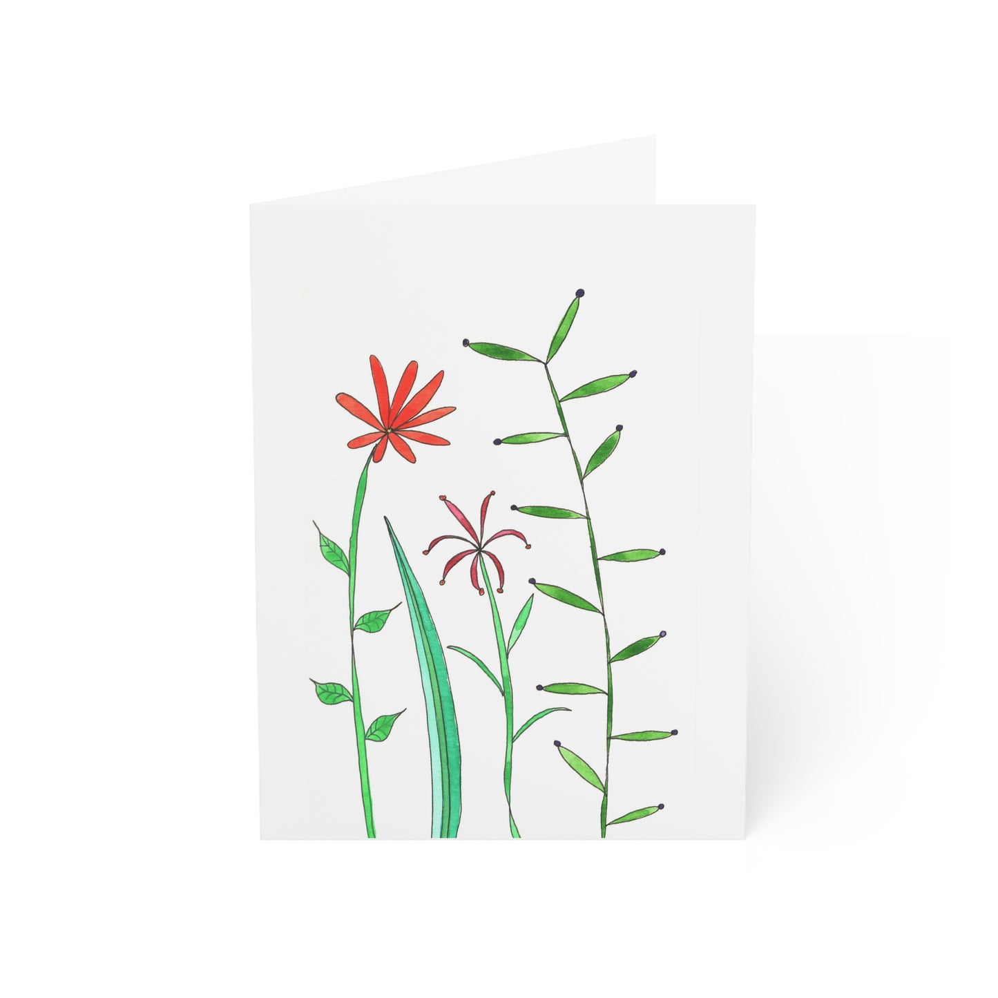 wildflower greeting card - set of 10, 30, or 50