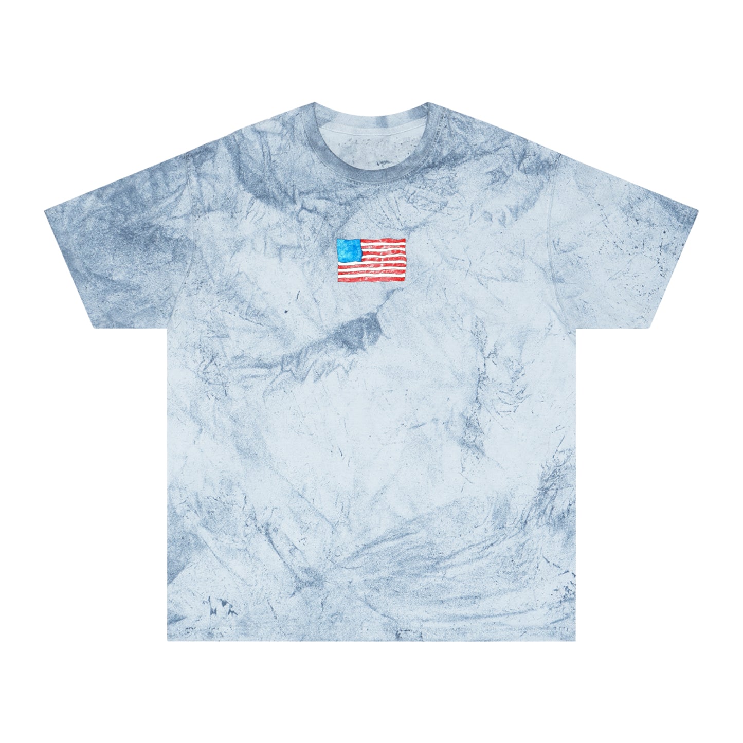 american flag tie-dye unisex t-shirt