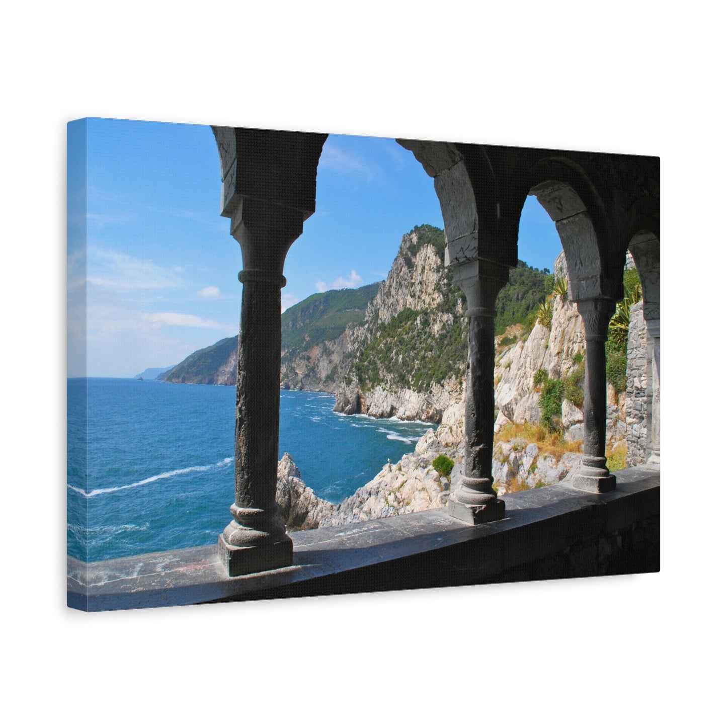 porto venere canvas print