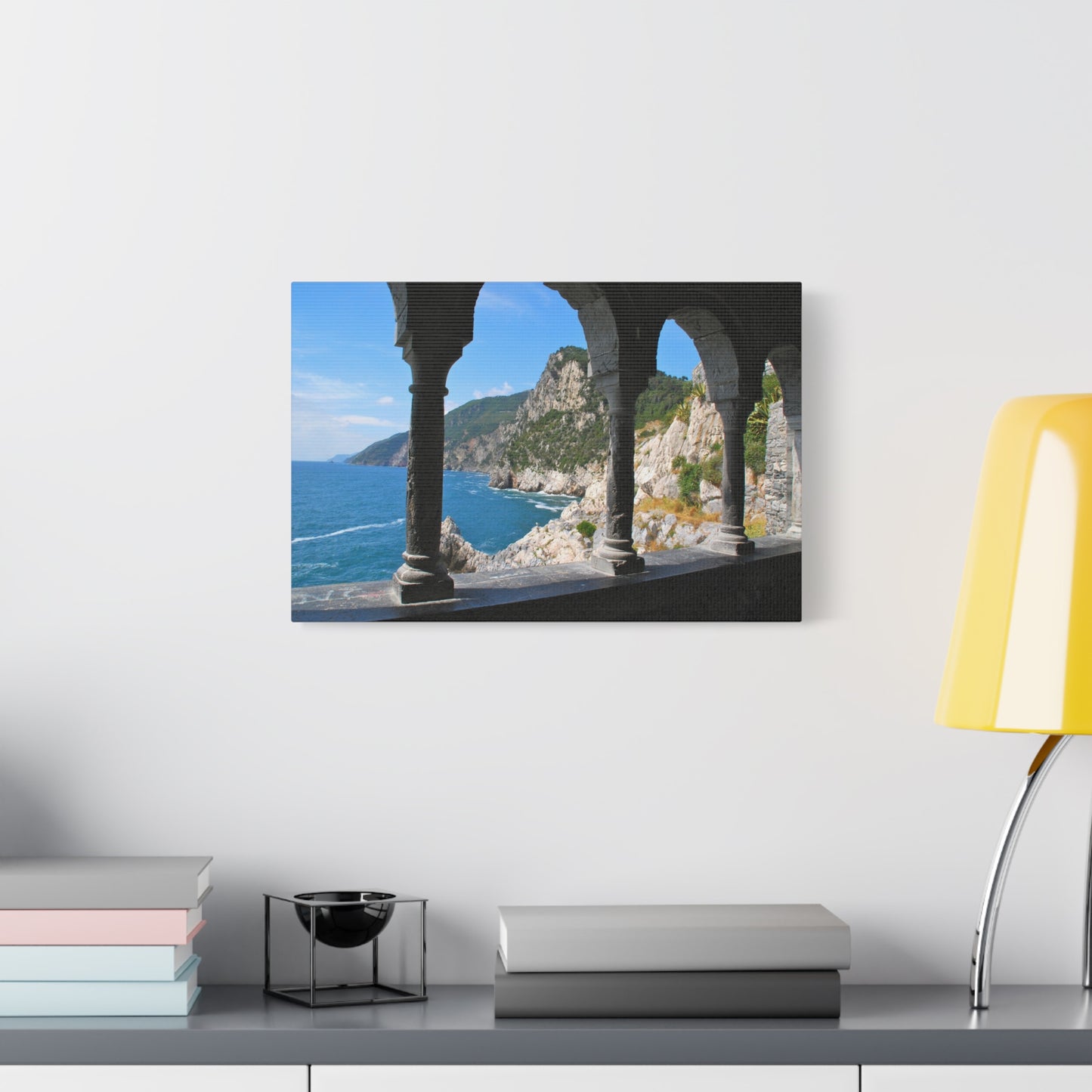 porto venere canvas print