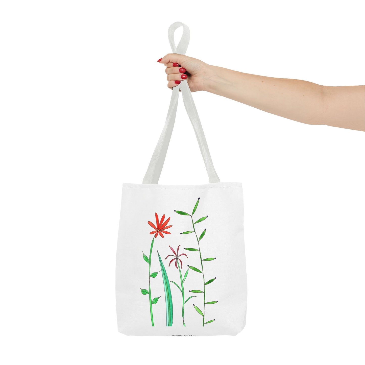 wildflower tote bag