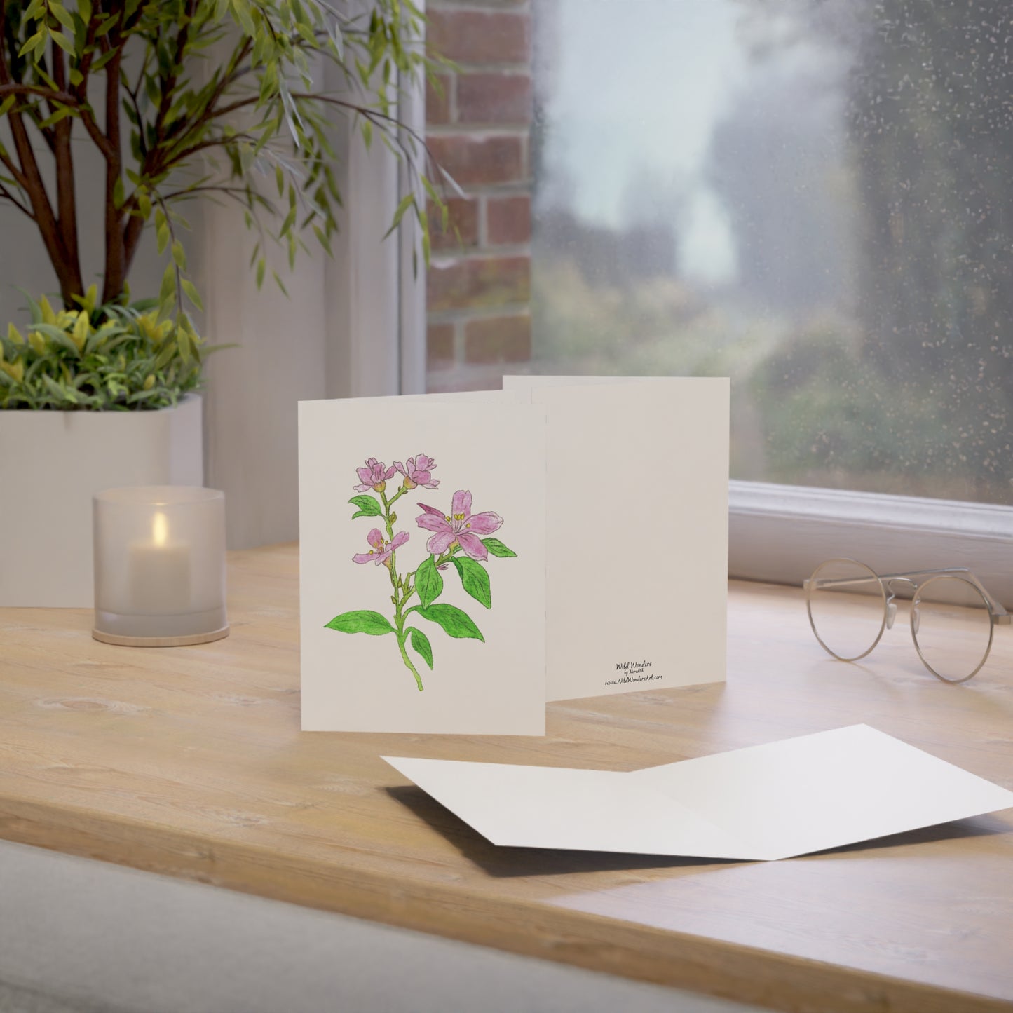 jasmine greeting card - set of 10, 30, or 50