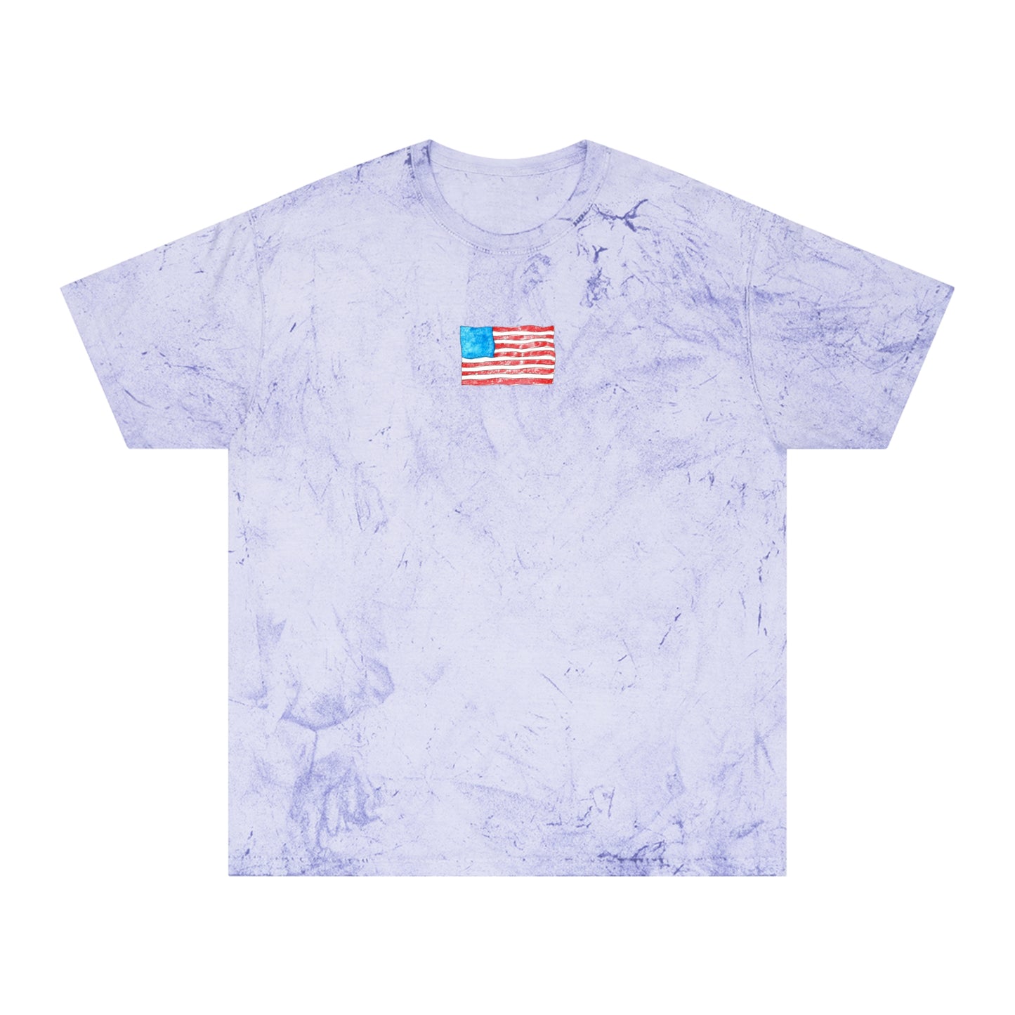 american flag tie-dye unisex t-shirt