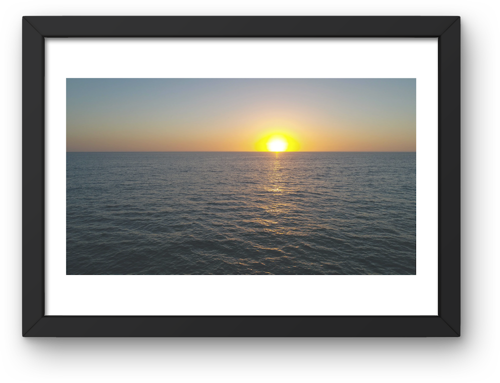 atlantic sunset archival print