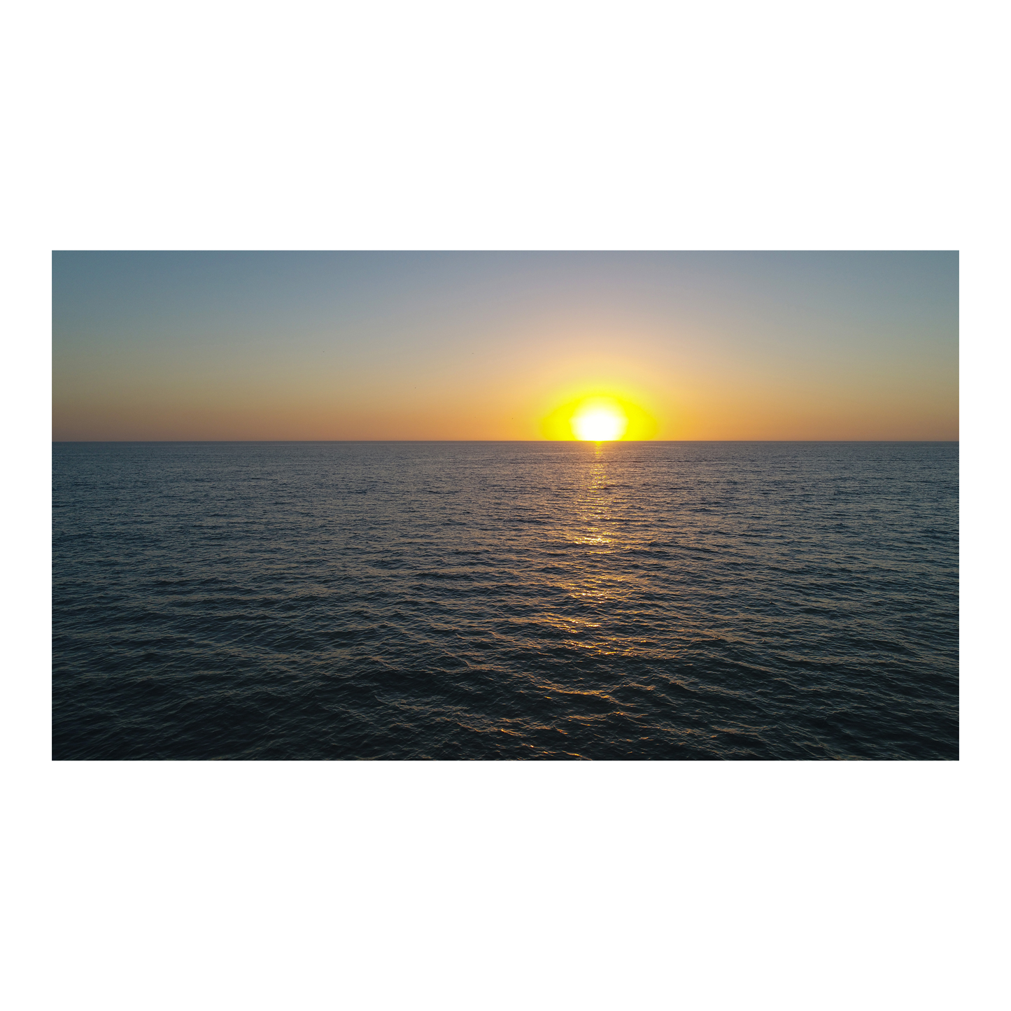atlantic sunset archival print