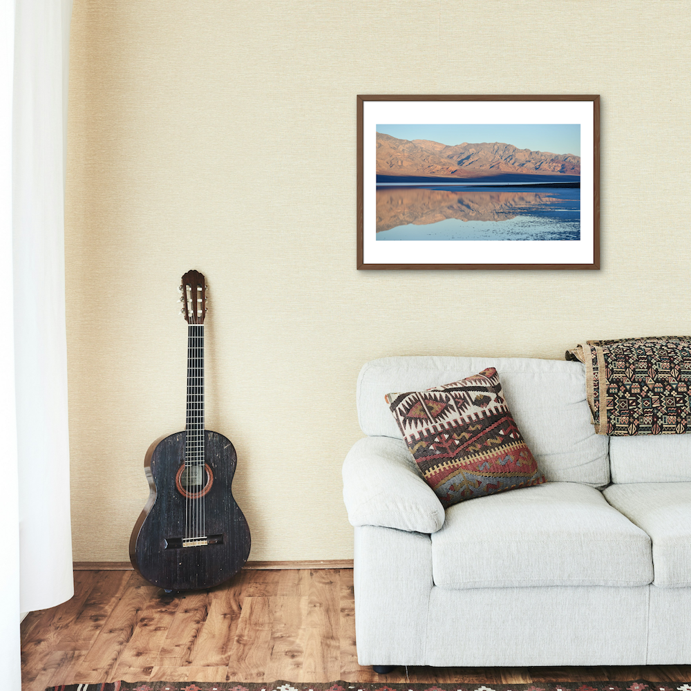 death valley, lake manly archival print