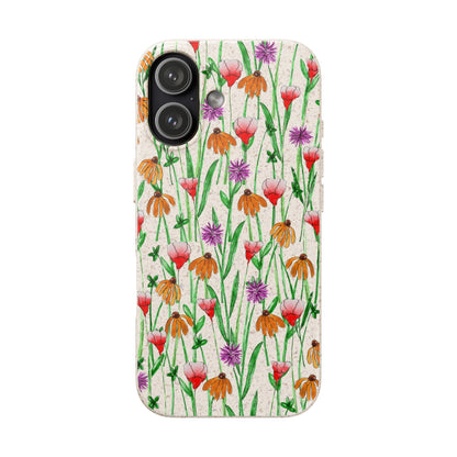 Wildflower Garden — Biodegradable Phone Case