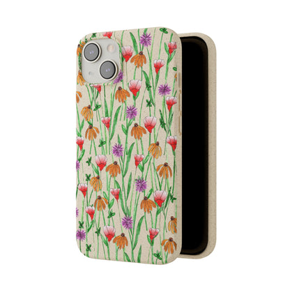 Wildflower Garden — Biodegradable & MagSafe® Phone Case