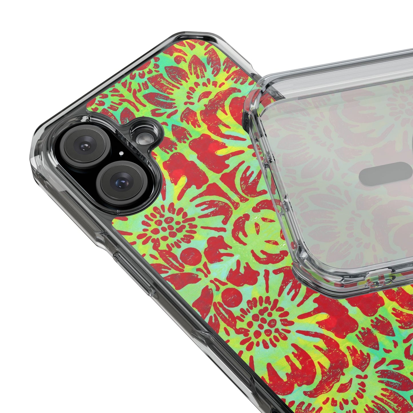 lotus bloom — magsafe® compatible clear phone case