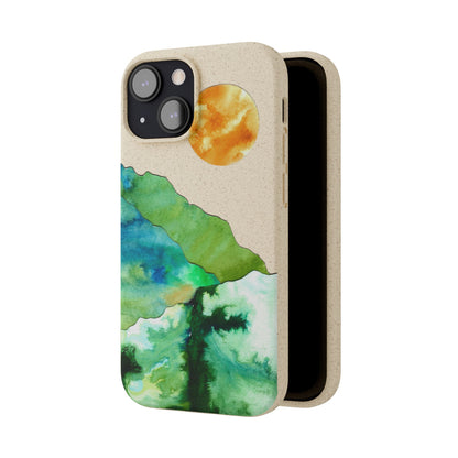 Biodegradable & MagSafe® Phone Case — Mountain Sunset