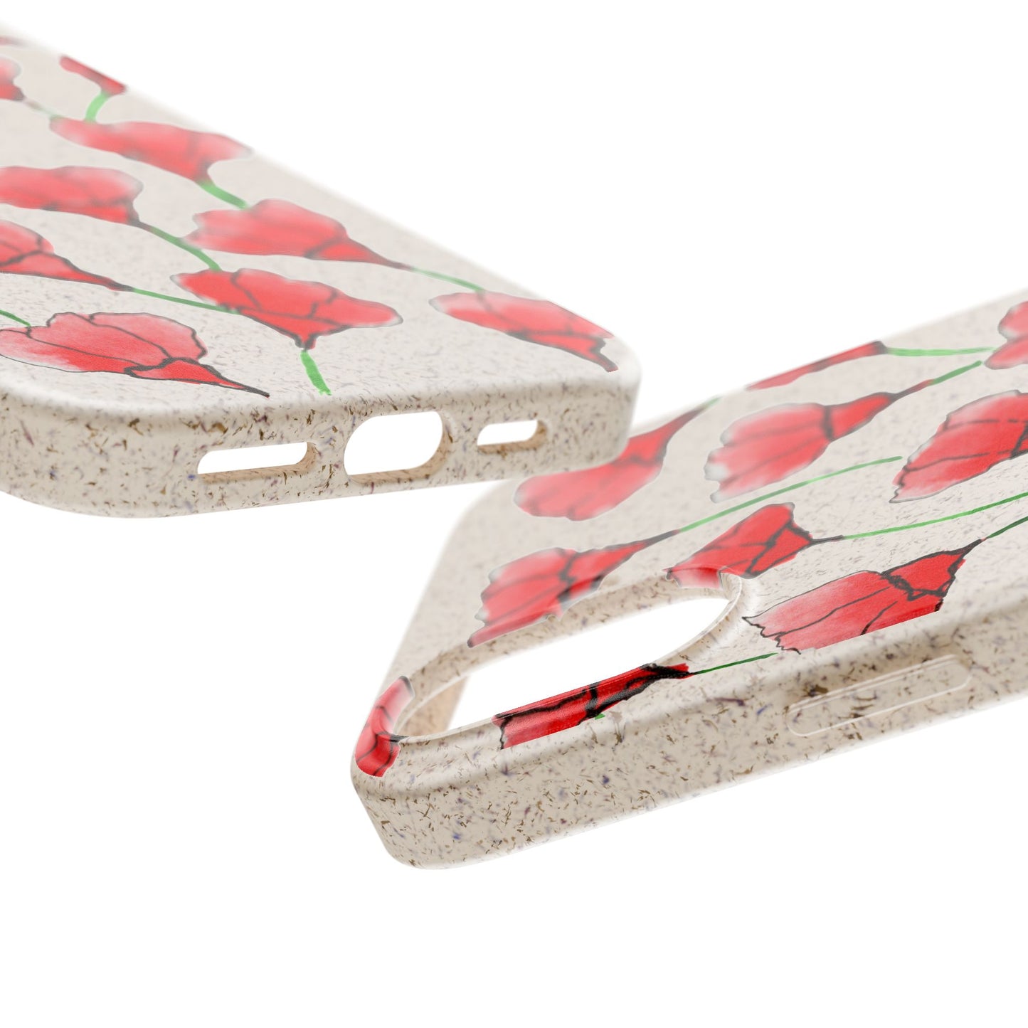 biodegradable & magsafe® phone case — poppy