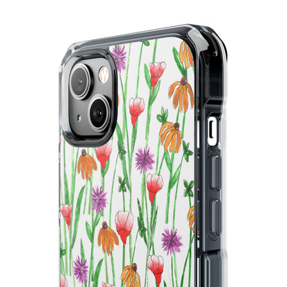 Wildflower Garden — Clear Phone Case, MagSafe® Compatible