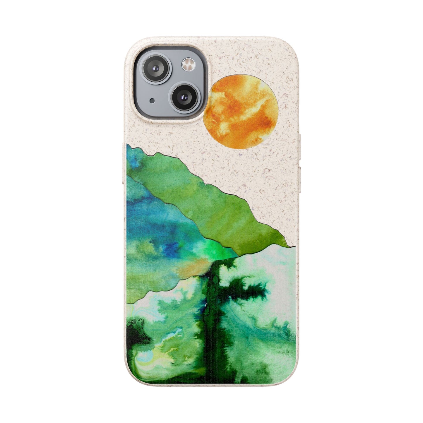 biodegradable & magsafe® phone case — mountain sunset