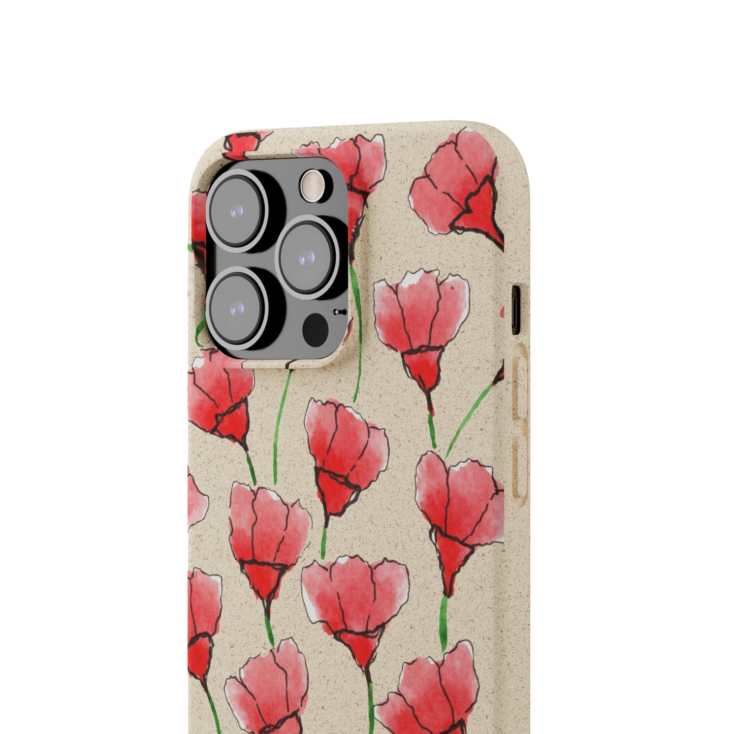 biodegradable & magsafe® phone case — poppy