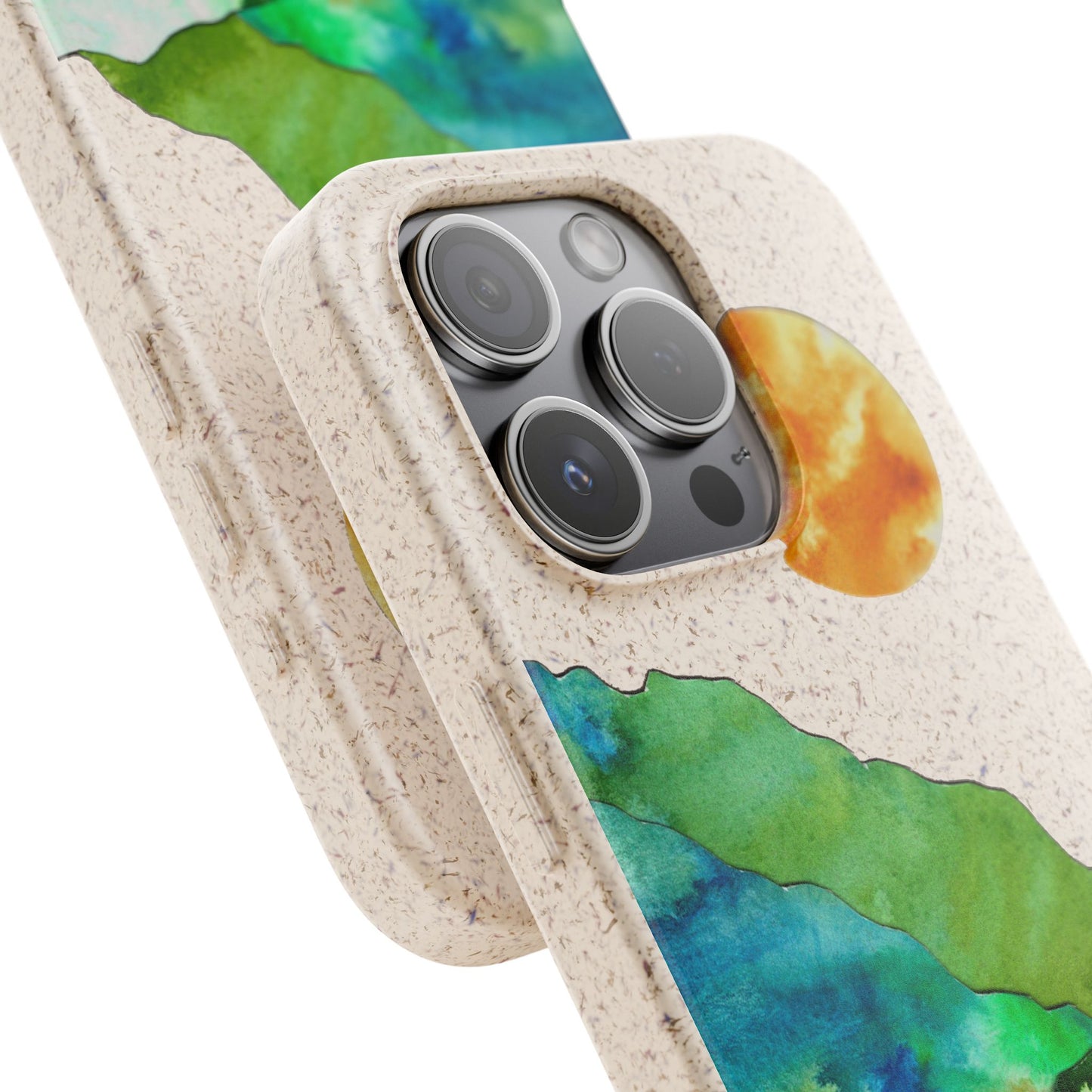 biodegradable & magsafe® phone case — mountain sunset