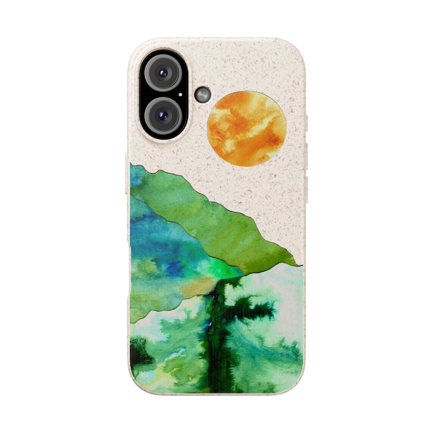 biodegradable & magsafe® phone case — mountain sunset