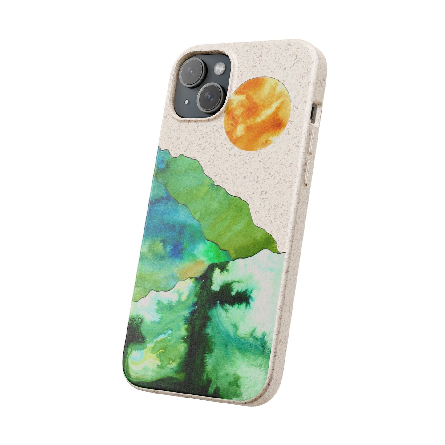biodegradable & magsafe® phone case — mountain sunset
