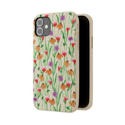 Wildflower Garden — Biodegradable & MagSafe® Phone Case