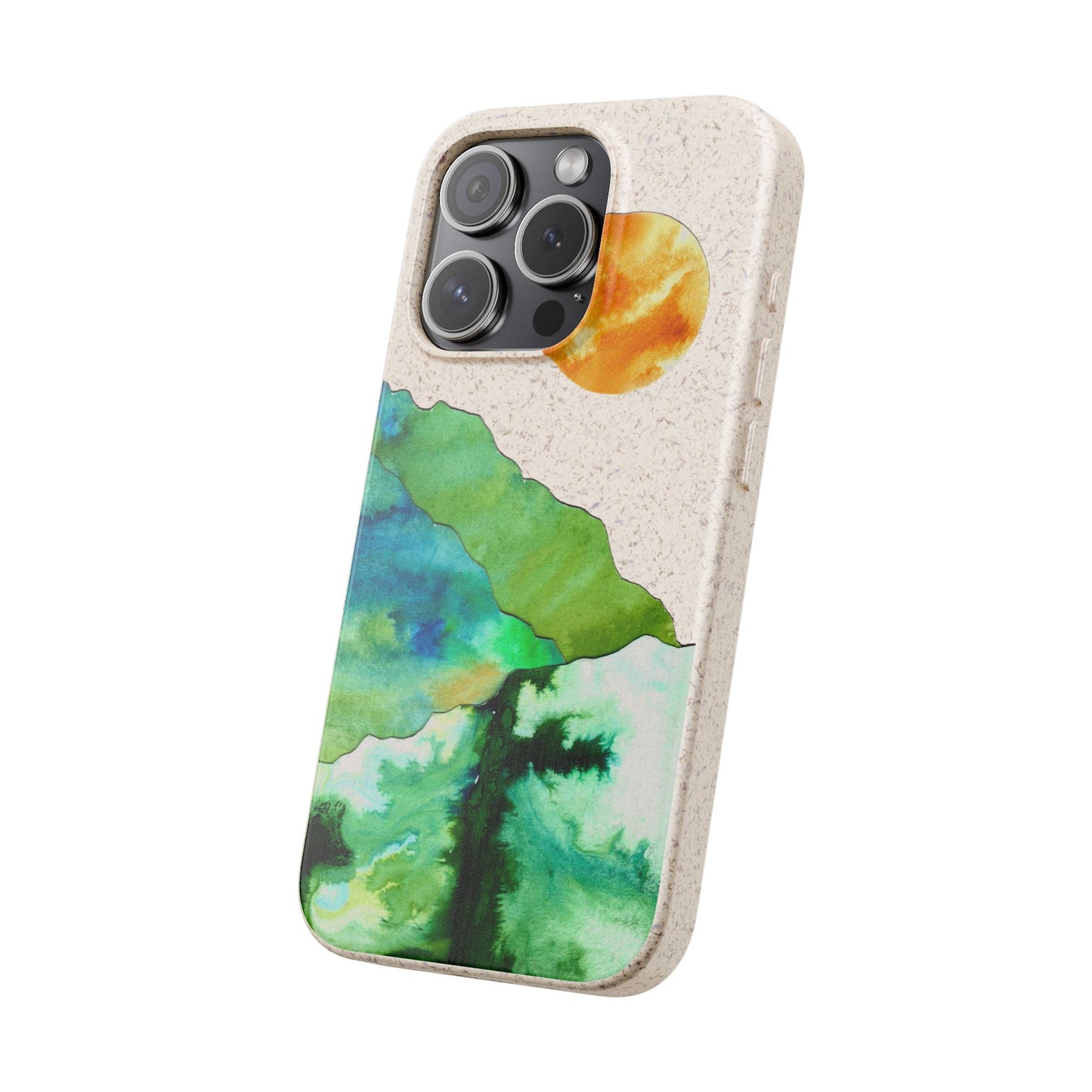 biodegradable & magsafe® phone case — mountain sunset