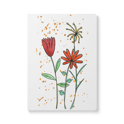 Wildflower Splatter Softcover Journal