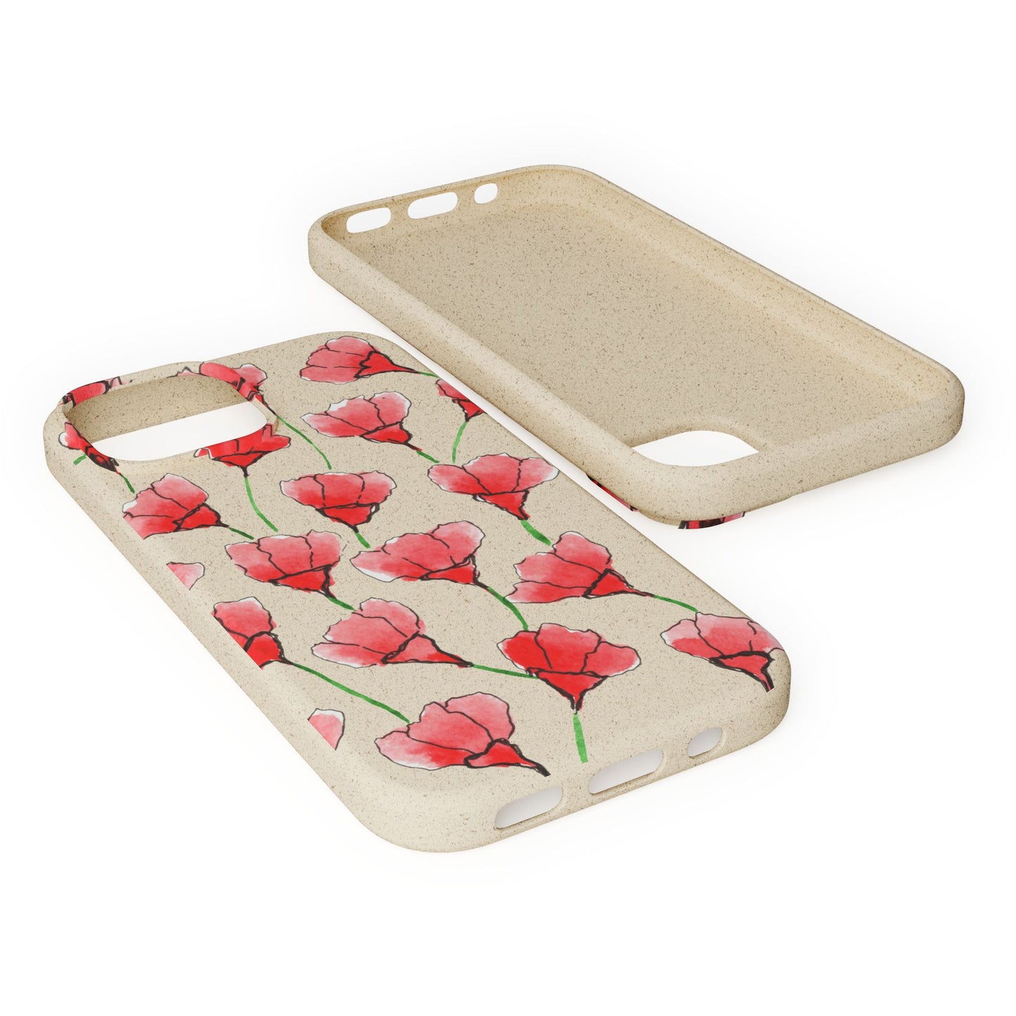 biodegradable & magsafe® phone case — poppy