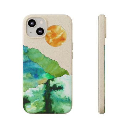 Biodegradable & MagSafe® Phone Case — Mountain Sunset