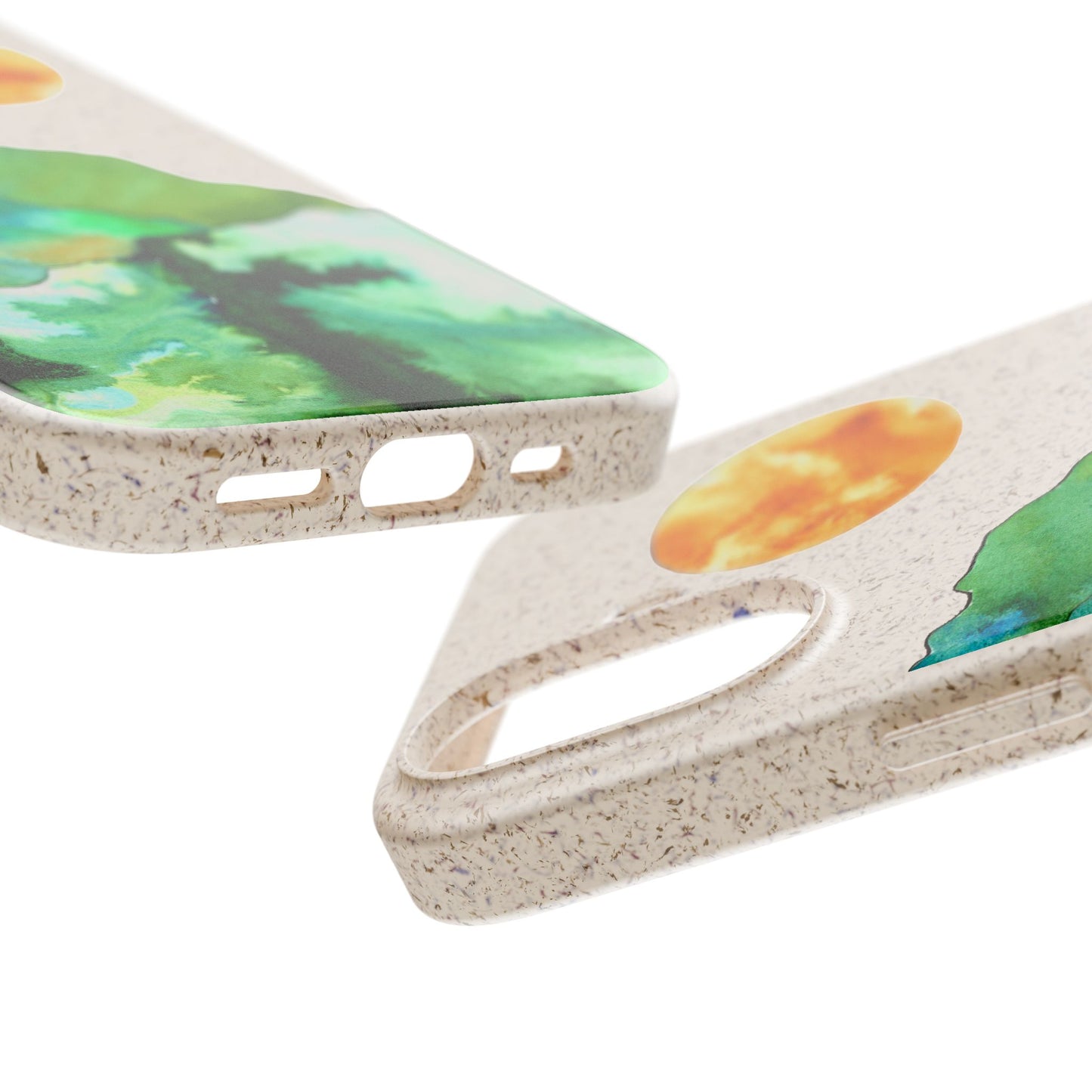 biodegradable & magsafe® phone case — mountain sunset