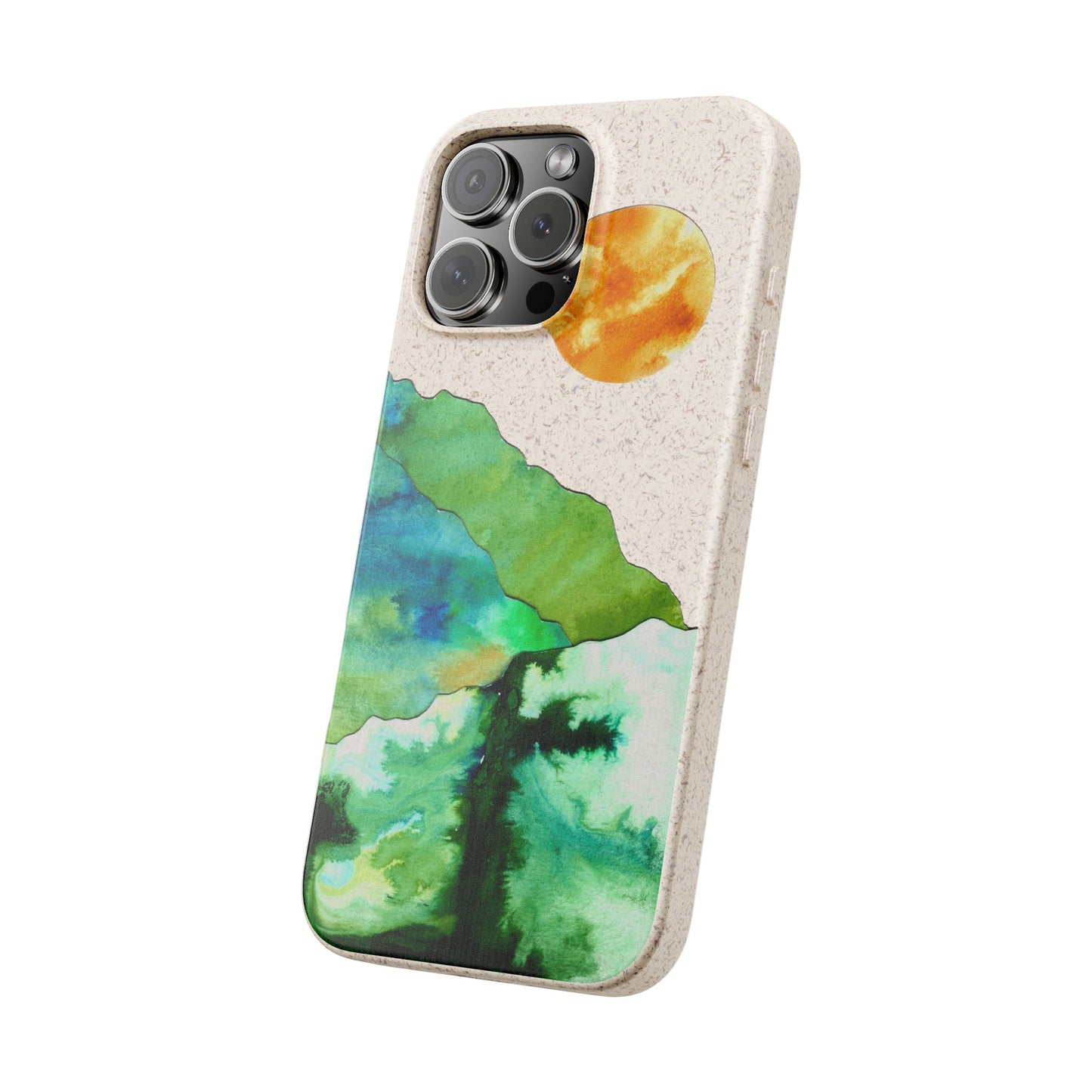 biodegradable & magsafe® phone case — mountain sunset