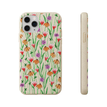 Wildflower Garden — Biodegradable & MagSafe® Phone Case