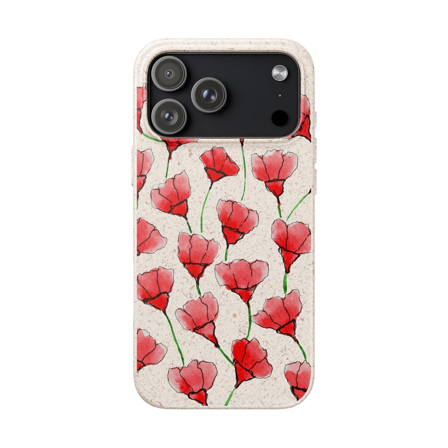 biodegradable & magsafe® phone case — poppy