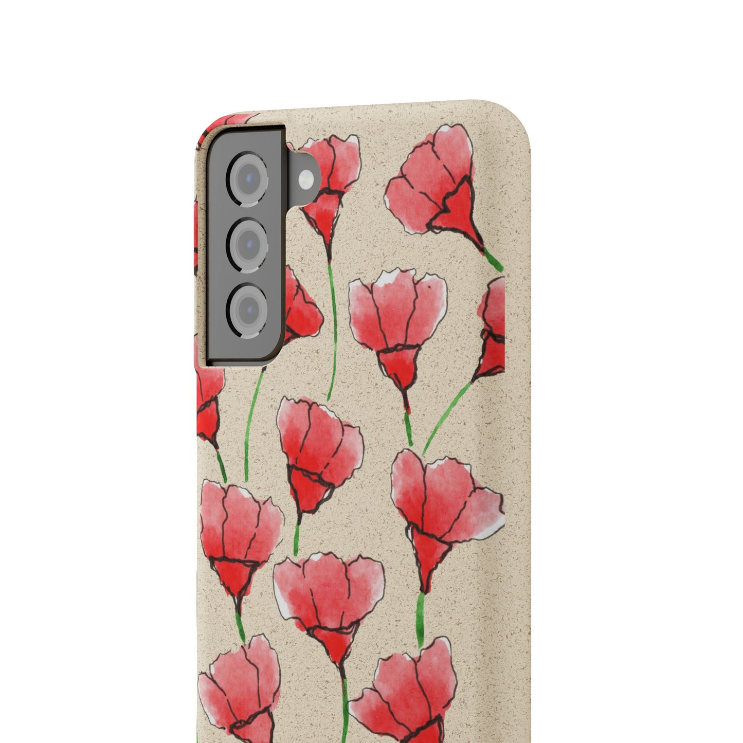 biodegradable & magsafe® phone case — poppy