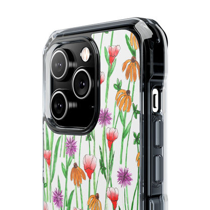 Wildflower Garden — Clear Phone Case, MagSafe® Compatible