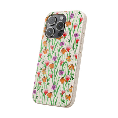 Wildflower Garden — Biodegradable & MagSafe® Phone Case