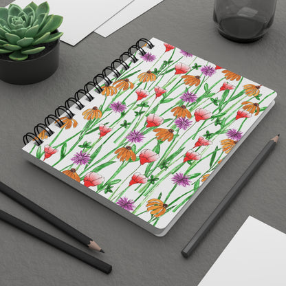 Wildflower Garden Spiral Bound Journal