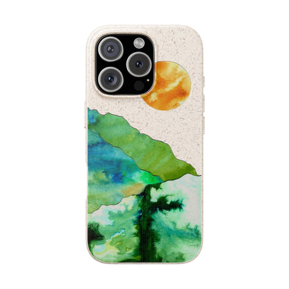 Biodegradable & MagSafe® Phone Case — Mountain Sunset