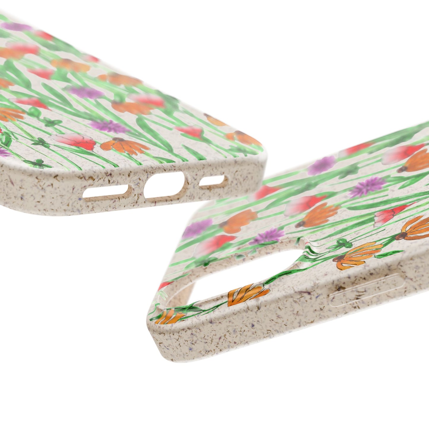 wildflower garden — biodegradable phone case