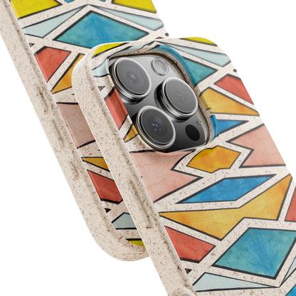 Kaleidoscope Sunset — Biodegradable Phone Case