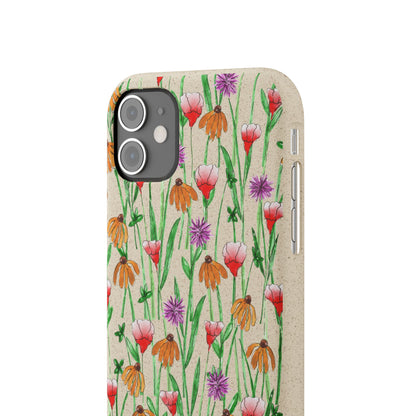 Wildflower Garden — Biodegradable Phone Case