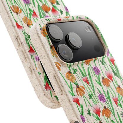 Wildflower Garden — Biodegradable & MagSafe® Phone Case